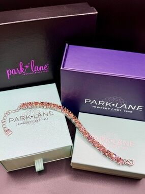 Park Lane Impression Bracelet - Baby Pink & Silver - Full Size - LTD ED - NIB